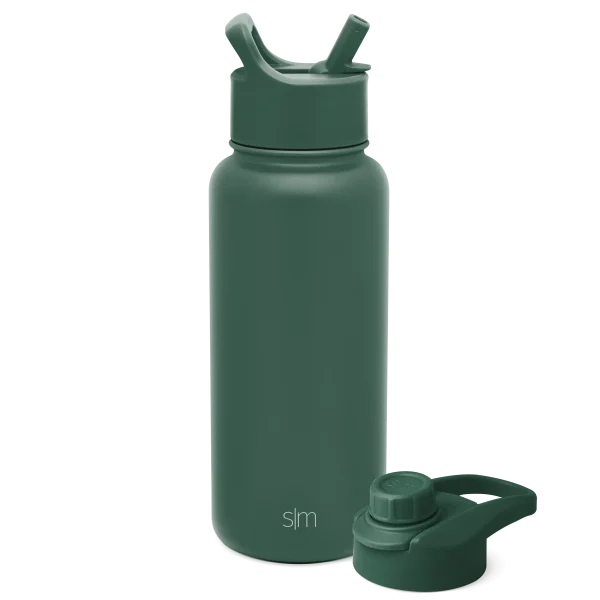 Summit Water Bottle with Straw Lid and Chug Lid