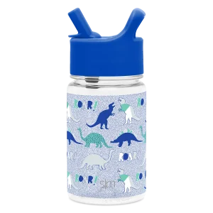 Summit Kids Plastic Water Bottle with Straw Lid
