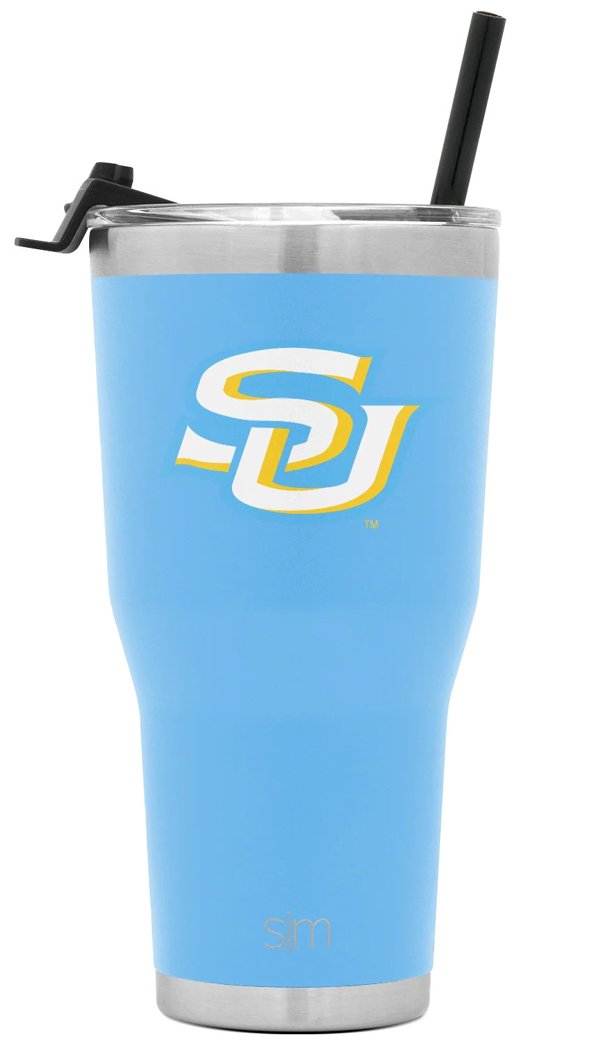 Collegiate Cruiser Tumbler with Flip Lid and Straw