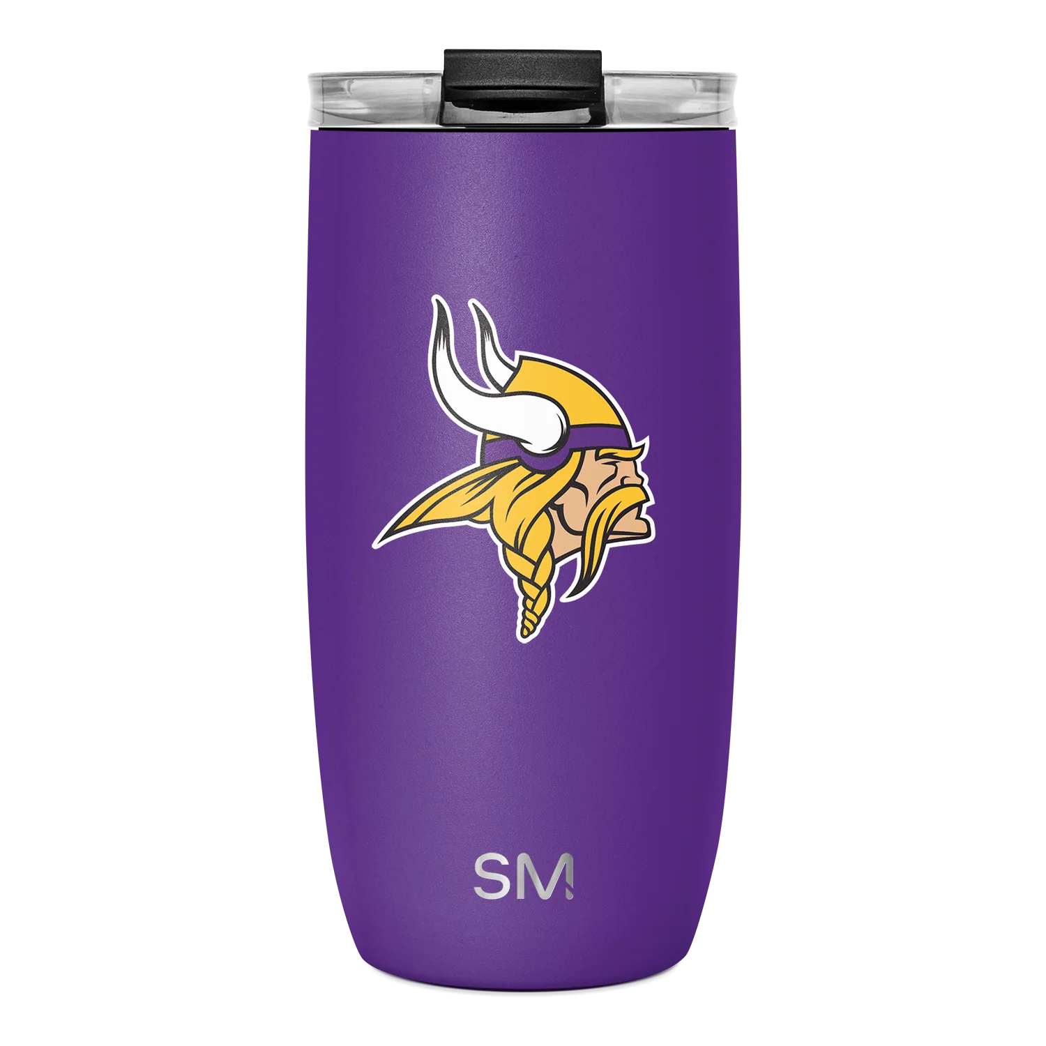 NFL Voyager Tumbler with Clear Flip Lid & Straw