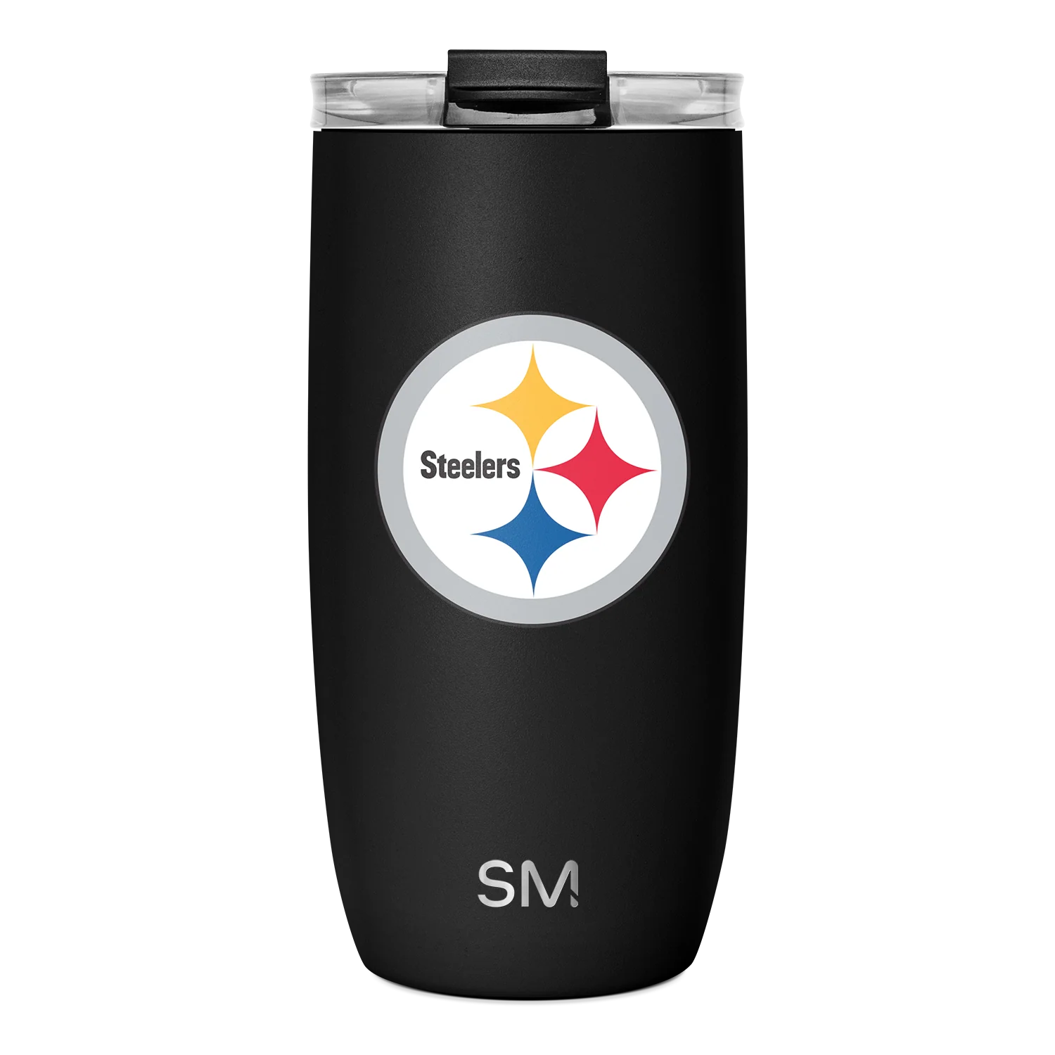 NFL Voyager Tumbler with Clear Flip Lid & Straw