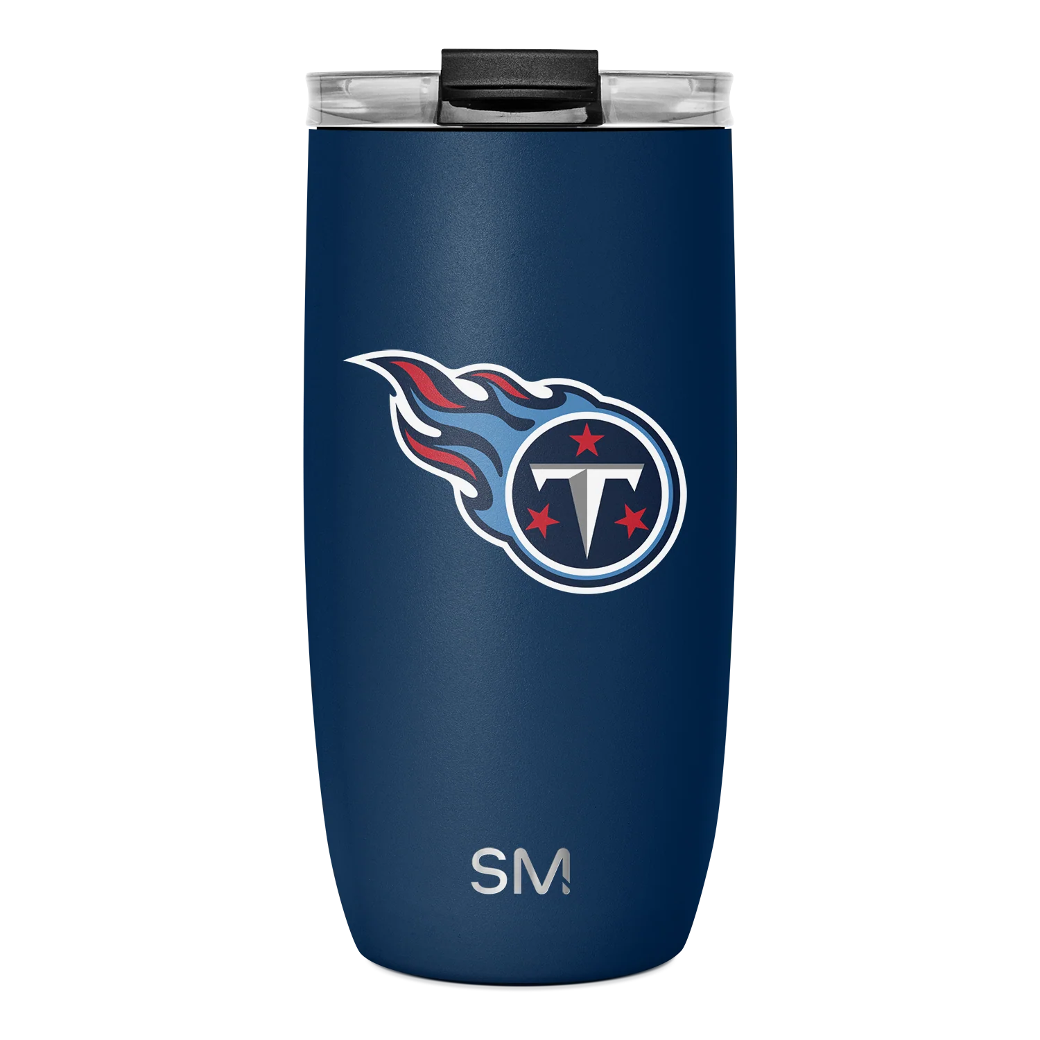 NFL Voyager Tumbler with Clear Flip Lid & Straw