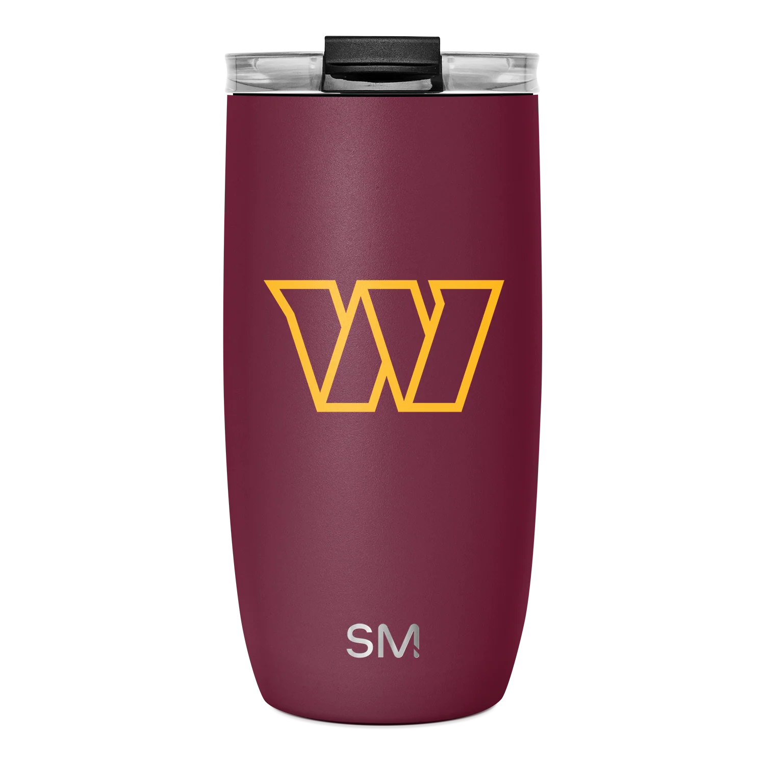 NFL Voyager Tumbler with Clear Flip Lid & Straw