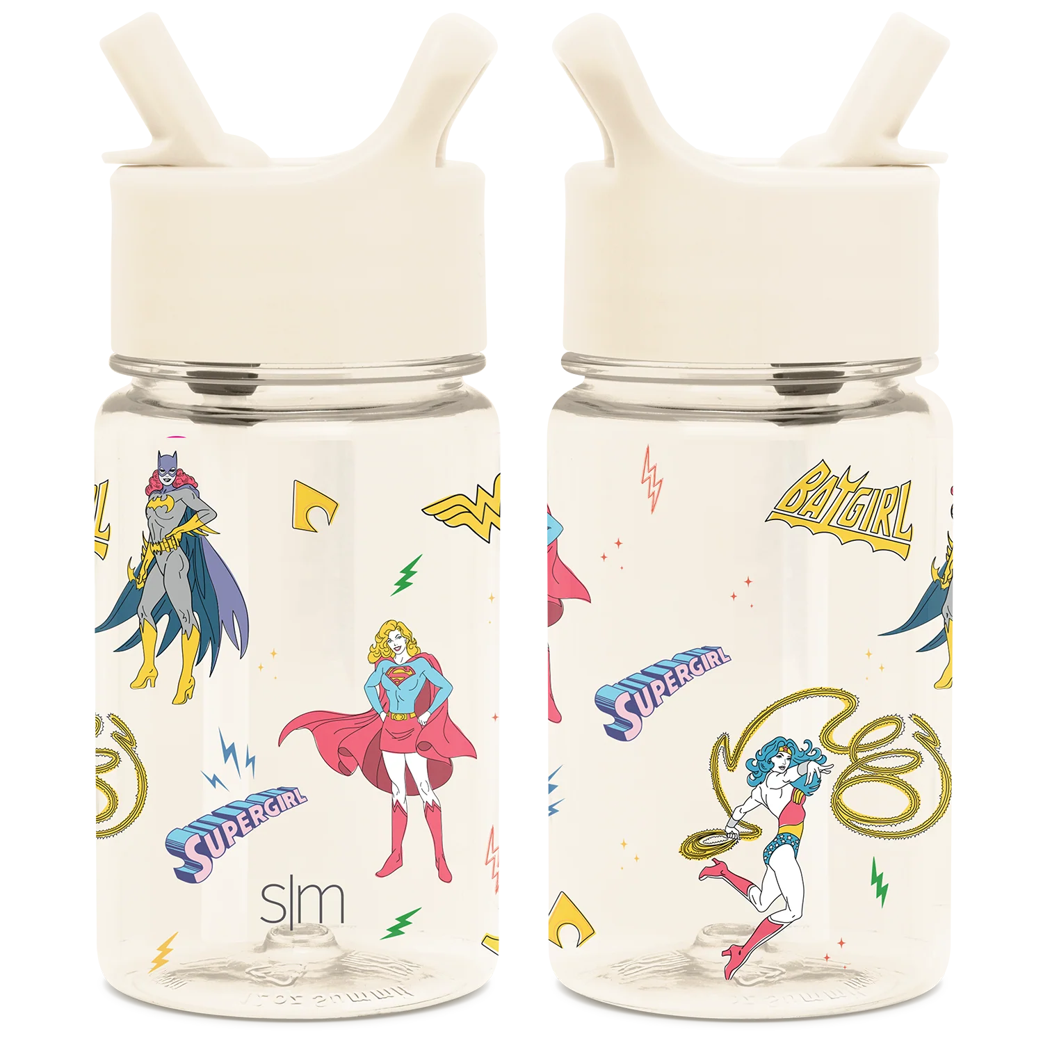 Summit Kids Plastic Water Bottle with Straw Lid