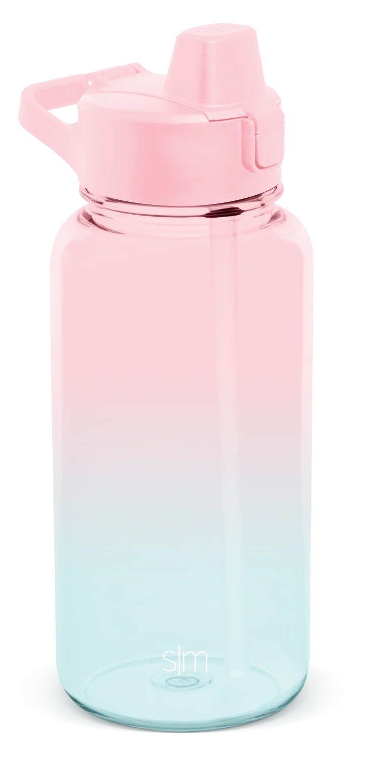 Plastic Summit With Simple Flip Silicone Straw Lid